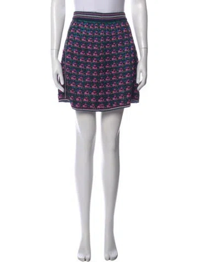 Pre-owned Chanel 2017 Mini Skirt In Pink