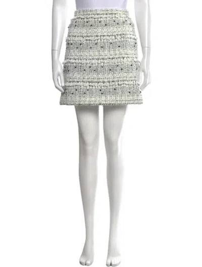 Pre-owned Chanel 2017 Mini Skirt W/ Tags In White