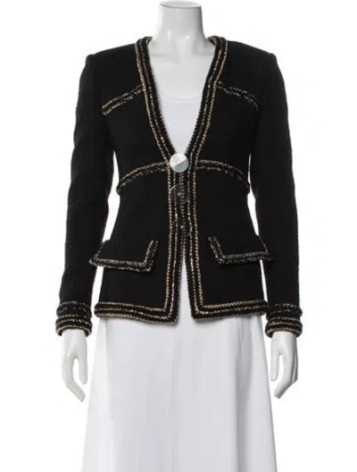 Pre-owned Chanel 2017 Paris-cosmopolite Jacket In Black