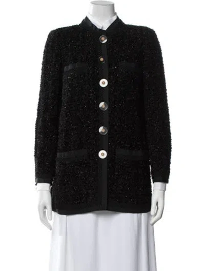 Pre-owned Chanel 2017 Paris-cosmopolite Jacket In Black