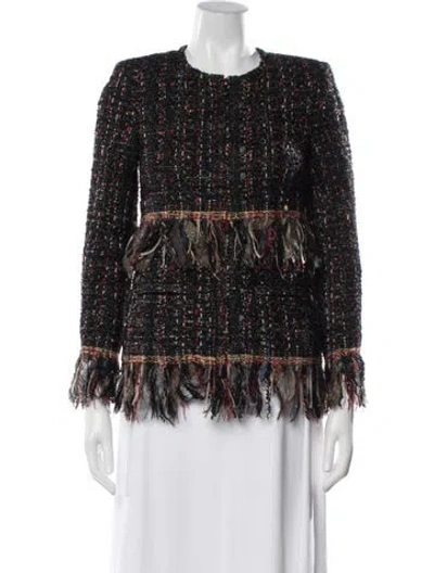 Pre-owned Chanel 2017 Paris-cosmopolite Jacket In Black