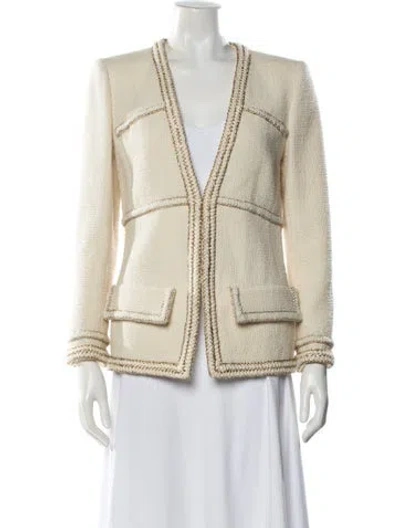 Pre-owned Chanel 2017 Paris-cosmopolite Jacket In Neutral
