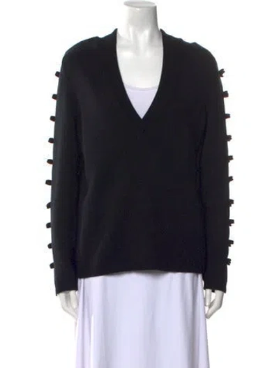 Pre-owned Chanel 2017 Paris-cosmopolite Sweater In Black