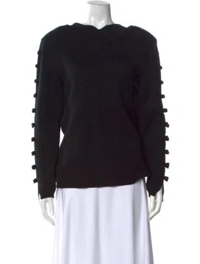 Pre-owned Chanel 2017 Paris-cosmopolite Sweater In Black