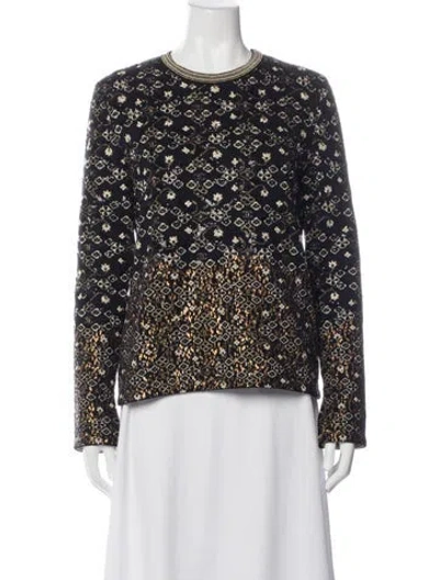 Pre-owned Chanel 2017 Paris-cosmopolite Sweater In Black