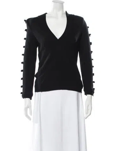 Pre-owned Chanel 2017 Paris-cosmopolite Sweater In Black