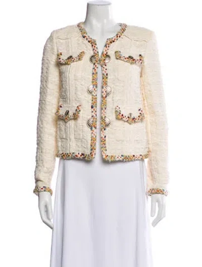 Pre-owned Chanel 2017 Paris-cuba Evening Jacket In Neutral