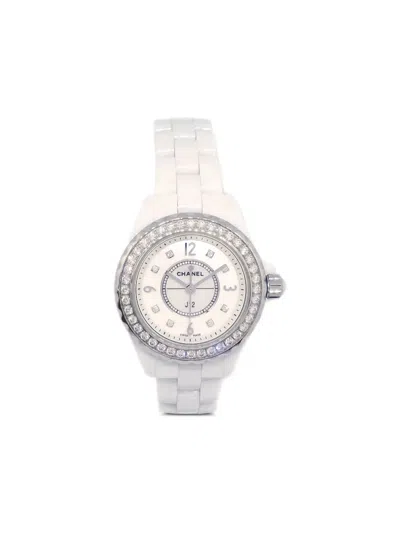Pre-owned Chanel 2017  J12 29mm In White