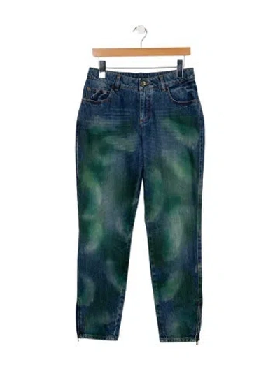 Pre-owned Chanel 2017 Straight Leg Jeans In Multi