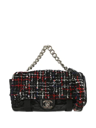 Pre-owned Chanel 2017 Tweed Chain-strap Shoulder Bag
