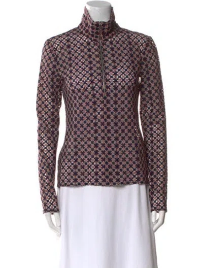 Pre-owned Chanel 2017 Wool Blouse W/ Tags