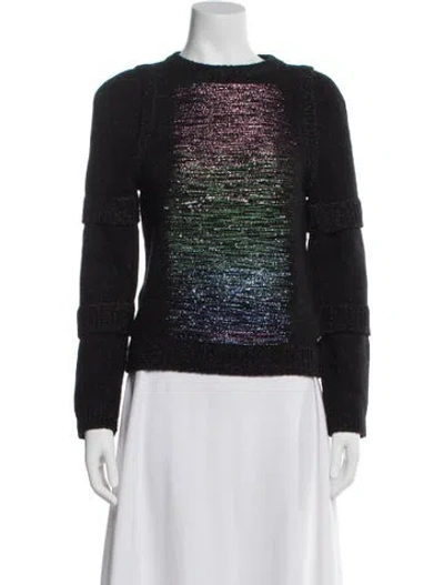 Pre-owned Chanel 2017 Wool Sweater In Black