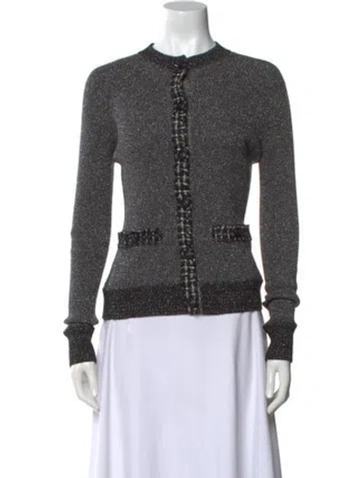 Pre-owned Chanel 2017 Wool Sweater In Gray