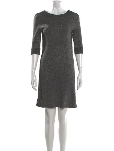 Pre-owned Chanel 2017 Wool Sweater In Gray