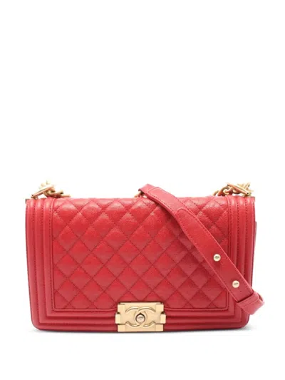 Pre-owned Chanel 2018-2019 Boy Handbag