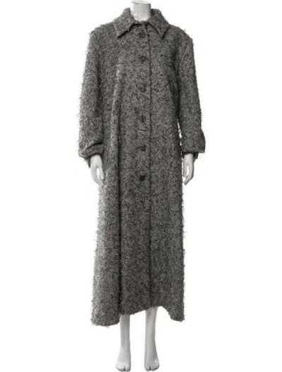 Pre-owned Chanel 2018 Cashmere Coat In Grey