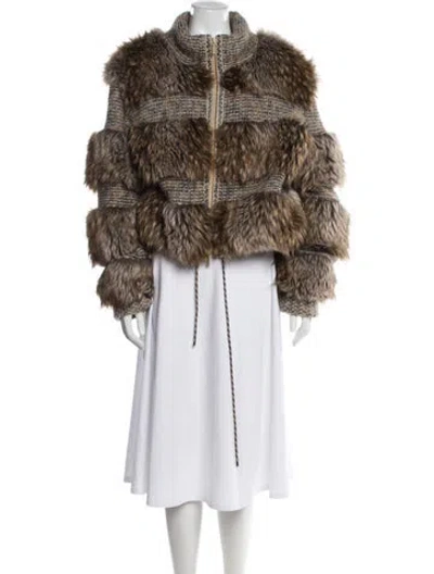 Pre-owned Chanel 2018 Cashmere Jacket In Neutral