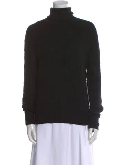 Pre-owned Chanel 2018 Cashmere Sweater In Black