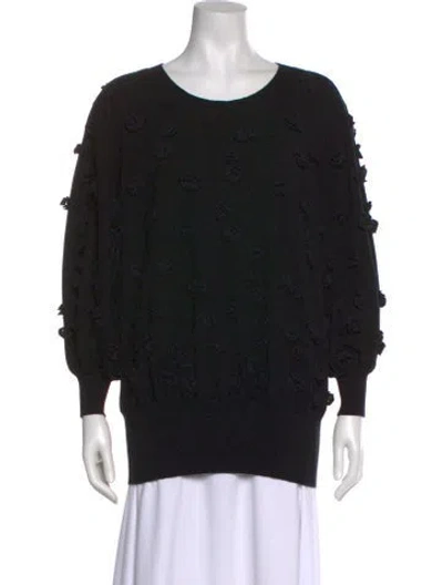 Pre-owned Chanel 2018 Cashmere Sweater In Black