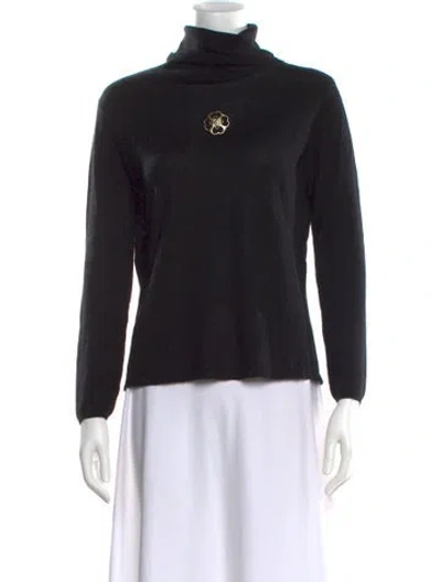 Pre-owned Chanel 2018 Cashmere Sweater In Black