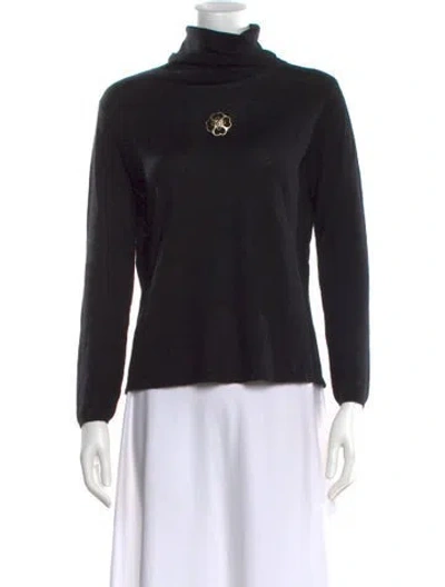 Pre-owned Chanel 2018 Cashmere Sweater In Black