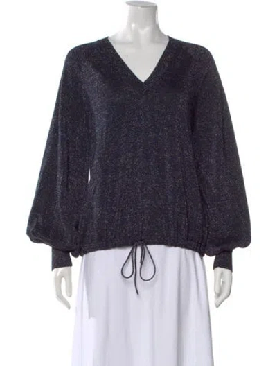 Pre-owned Chanel 2018 Cashmere Sweater In Blue