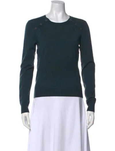 Pre-owned Chanel 2018 Cashmere Sweater In Green