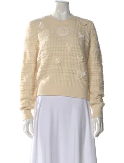 Pre-owned Chanel 2018 Cashmere Sweater In Neutral