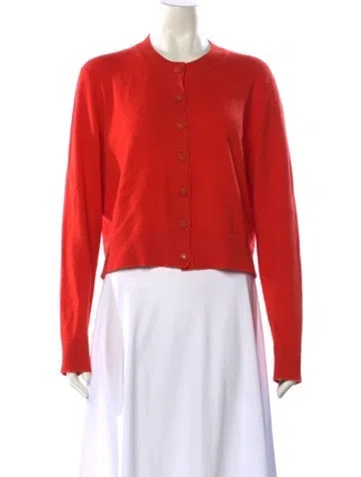 Pre-owned Chanel 2018 Cashmere Sweater In Orange