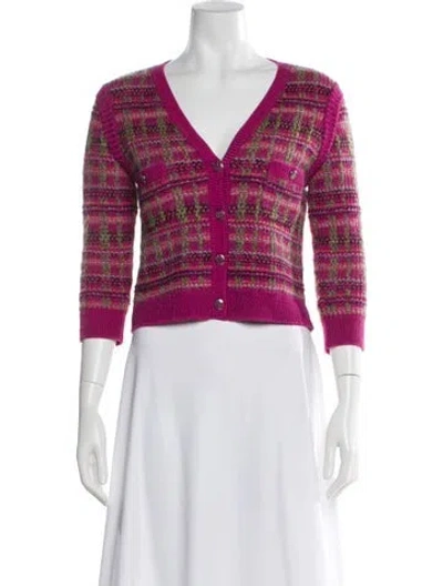 Pre-owned Chanel 2018 Cashmere Sweater In Pink