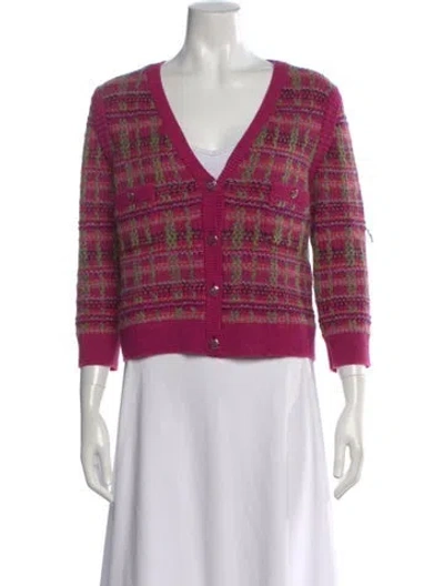 Pre-owned Chanel 2018 Cashmere Sweater In Pink