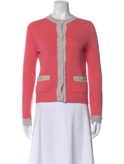 Pre-owned Chanel 2018 Cashmere Sweater In Pink