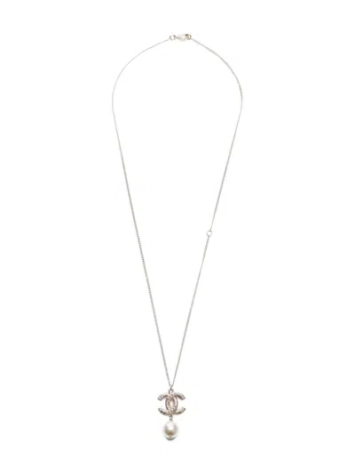 Pre-owned Chanel 2018 Cc Mark Necklace
