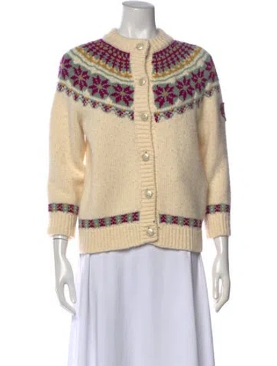 Pre-owned Chanel 2018 Coco Neige Sweater In Neutral