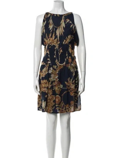 Pre-owned Chanel 2018 Dress In Blue