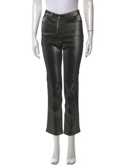 Pre-owned Chanel 2018 Flared Pants In Gray