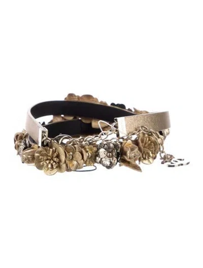 Pre-owned Chanel 2018 Interlocking Cc Logo Waist Belt W/ Tags