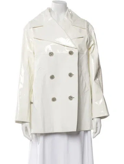 Pre-owned Chanel 2018 Lambskin Jacket In Neutral