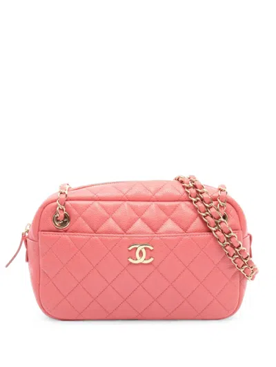 Chanel 2018 Matelassé Shoulder Bag In Pink