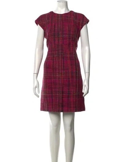 Pre-owned Chanel 2018 Mini Dress In Purple