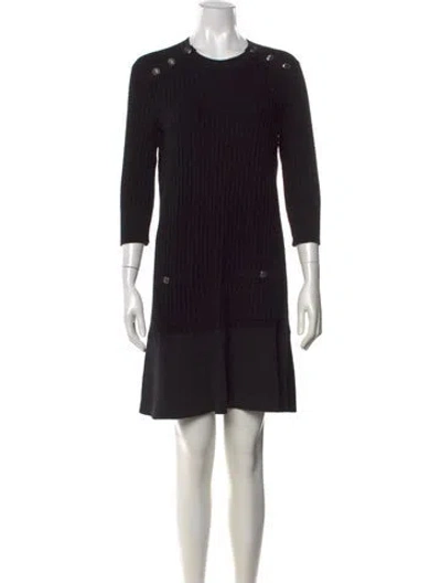 Pre-owned Chanel 2018 Mini Dress W/ Tags In Black
