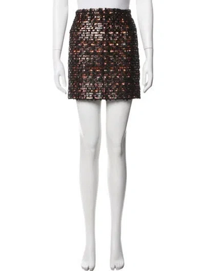 Pre-owned Chanel 2018 Mini Skirt In Blac