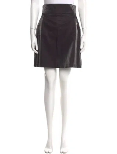 Pre-owned Chanel 2018 Mini Skirt In Black