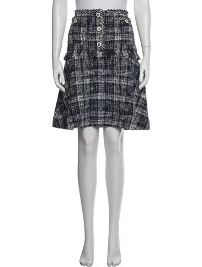 Pre-owned Chanel 2018 Mini Skirt In Blue