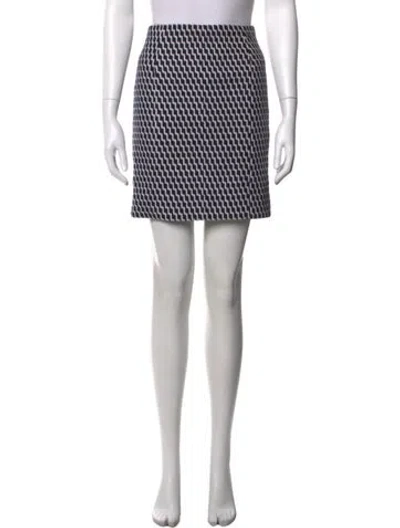 Pre-owned Chanel 2018 Mini Skirt In Blue