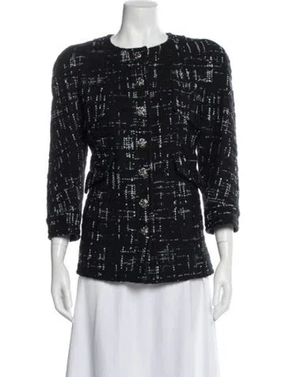 Pre-owned Chanel 2018 Nylon Evening Jacket In Multi