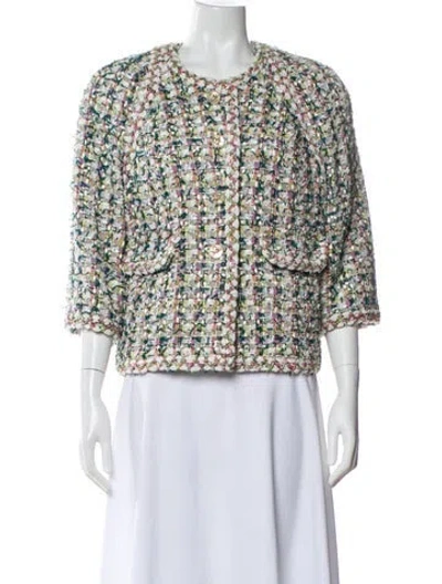 Pre-owned Chanel 2018 Nylon Evening Jacket In Multi