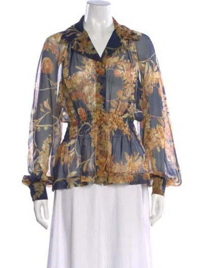 Pre-owned Chanel 2018 Paris-greece Blouse In Multi