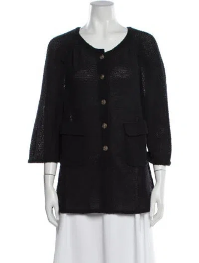 Pre-owned Chanel 2018 Paris-greece Sweater In Black
