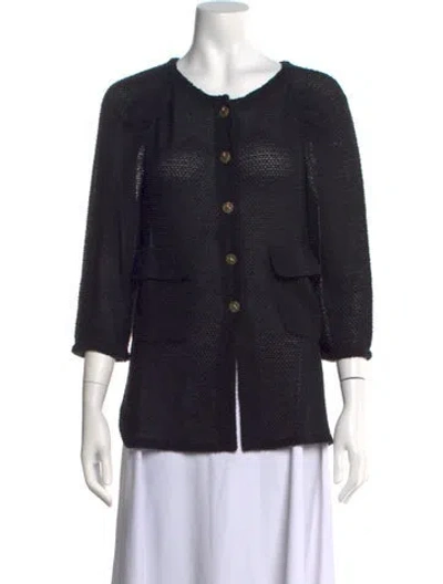 Pre-owned Chanel 2018 Paris-greece Sweater In Black